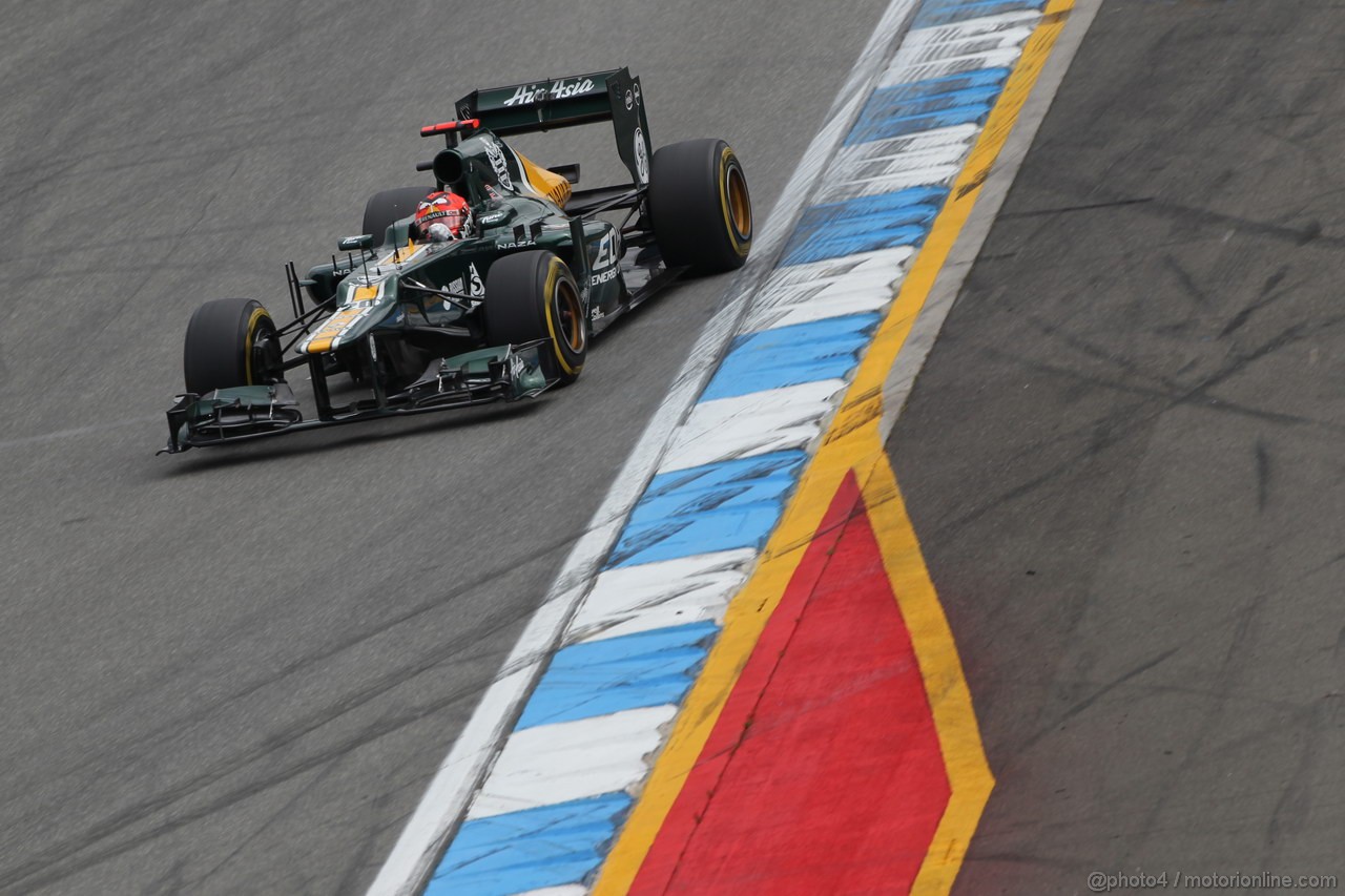 GP GERMANIA, 21.07.2012 - Prove Libere 3, Heikki Kovalainen (FIN) Caterham F1 Team CT01