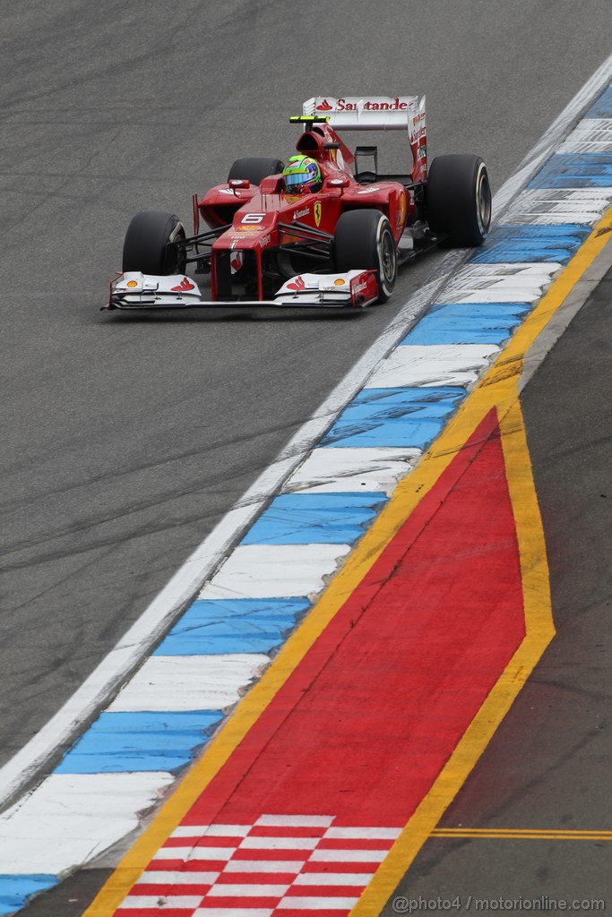 GP GERMANIA, 21.07.2012 - Prove Libere 3, Felipe Massa (BRA) Ferrari F2012
