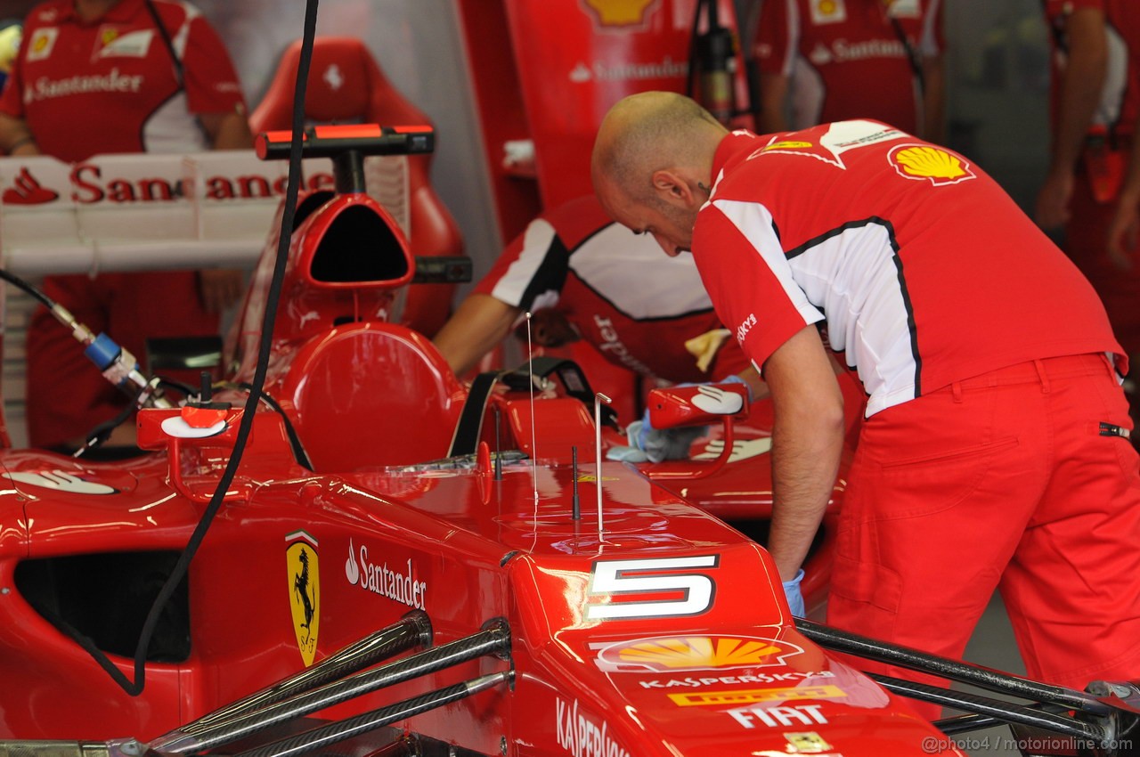 GP GERMANIA, 21.07.2012 - Prove Libere 3, Fernando Alonso (ESP) Ferrari F2012