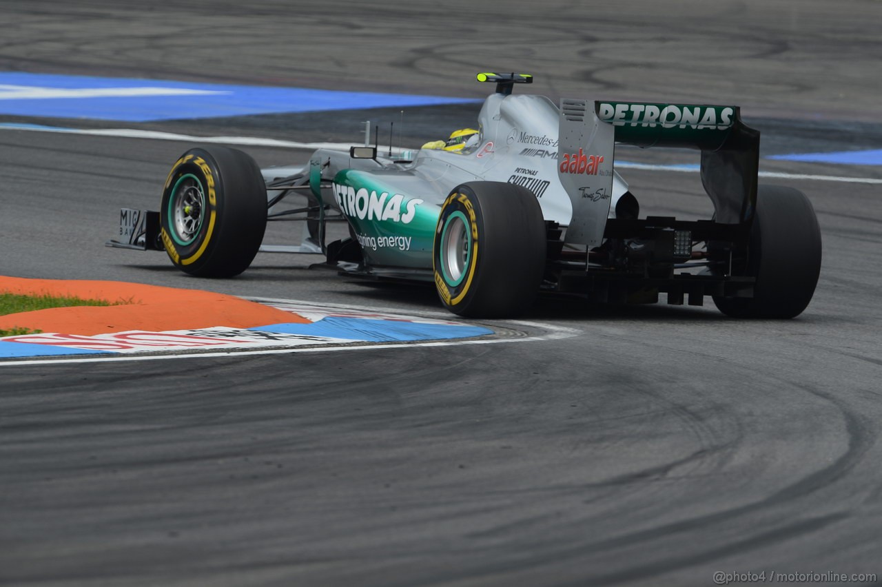 GP GERMANIA, 21.07.2012 - Prove Libere 3, Nico Rosberg (GER) Mercedes AMG F1 W03