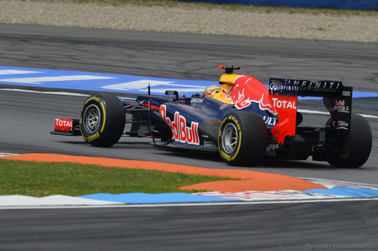 GP GERMANIA, 21.07.2012 - Prove Libere 3, Sebastian Vettel (GER) Red Bull Racing RB8