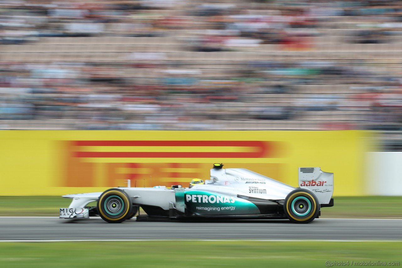 GP GERMANIA, 21.07.2012 - Prove Libere 3, Nico Rosberg (GER) Mercedes AMG F1 W03