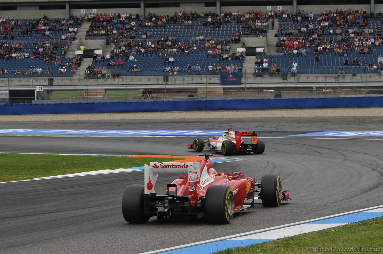 GP GERMANIA, 21.07.2012 - Prove Libere 3, Fernando Alonso (ESP) Ferrari F2012