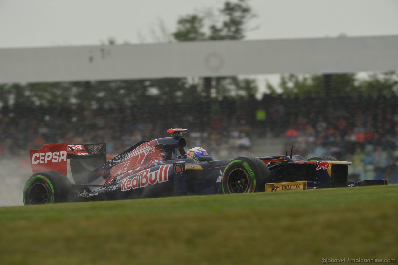GP GERMANIA, 21.07.2012 - Qualifiche, Daniel Ricciardo (AUS) Scuderia Toro Rosso STR7