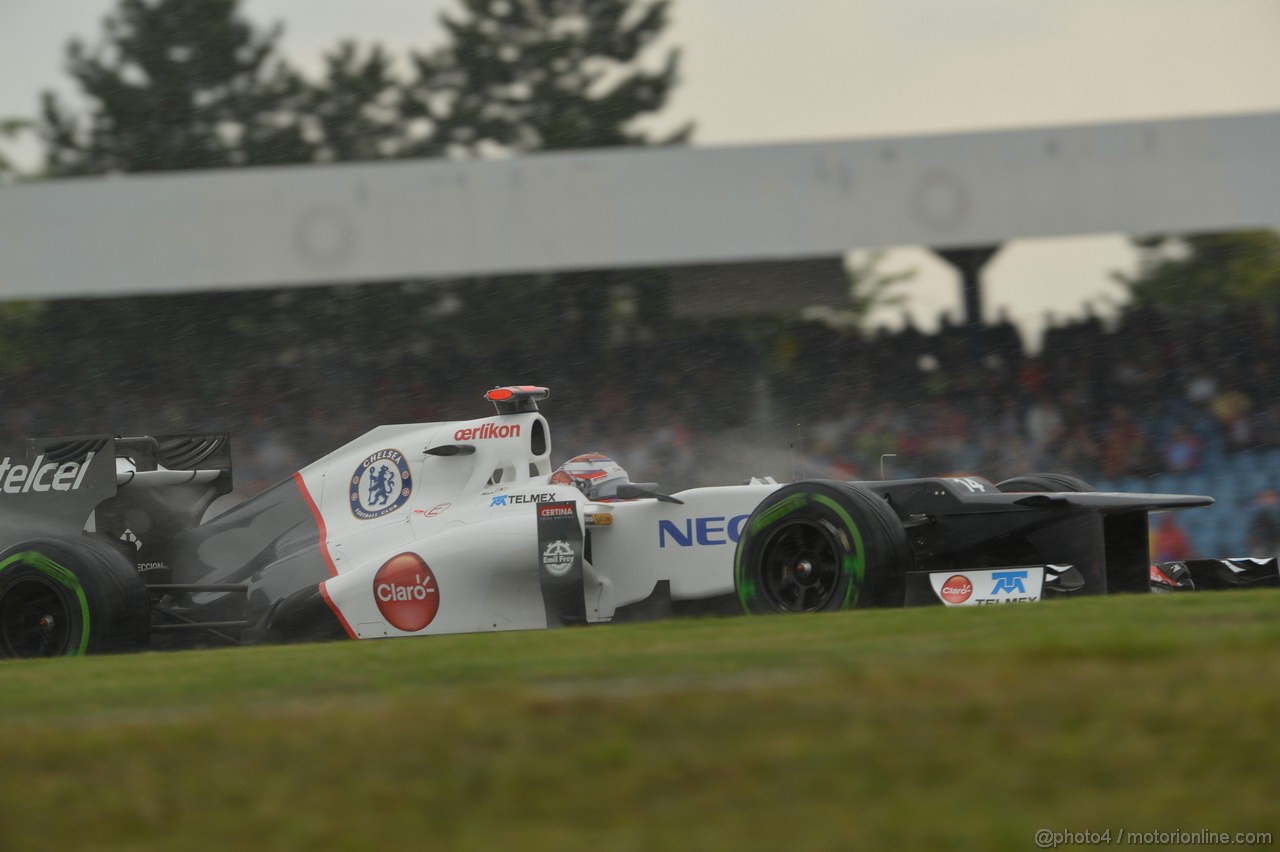 GP GERMANIA, 21.07.2012 - Qualifiche, Sergio Prez (MEX) Sauber F1 Team C31