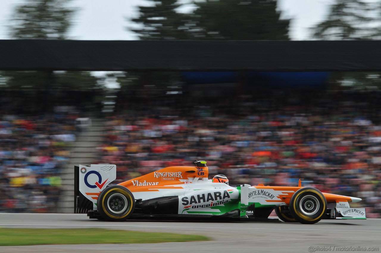 GP GERMANIA, 21.07.2012 - Qualifiche, Nico Hulkenberg (GER) Sahara Force India F1 Team VJM05