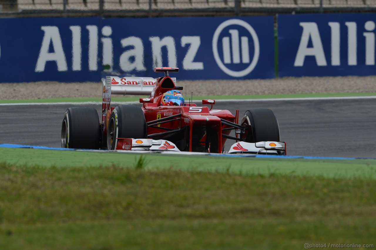 GP GERMANIA, 21.07.2012 - Qualifiche, Fernando Alonso (ESP) Ferrari F2012