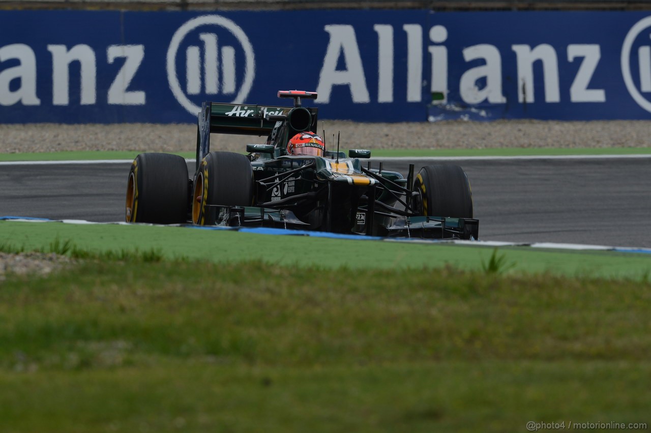 GP GERMANIA, 21.07.2012 - Qualifiche, Heikki Kovalainen (FIN) Caterham F1 Team CT01