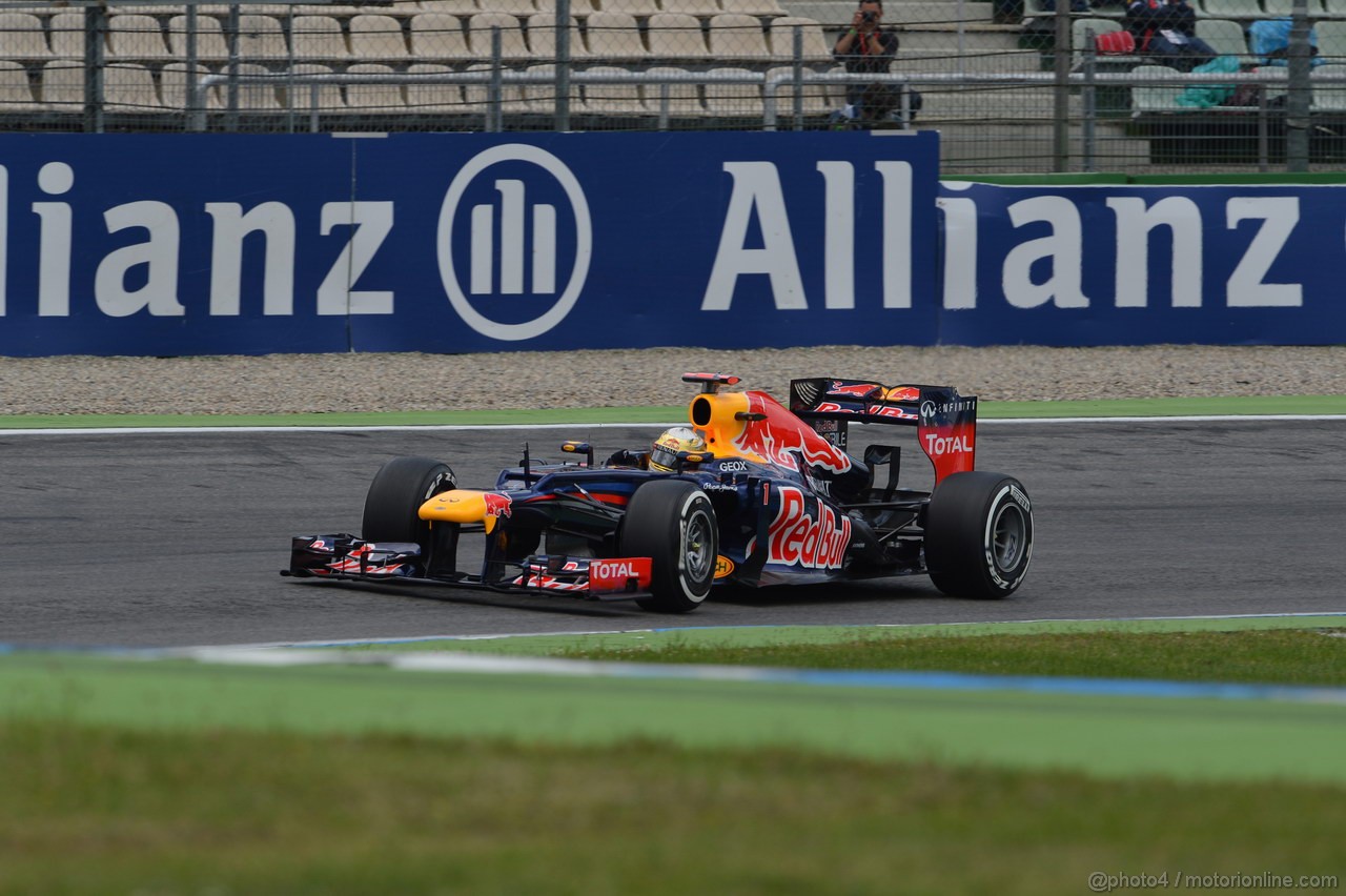 GP GERMANIA, 21.07.2012 - Qualifiche, Sebastian Vettel (GER) Red Bull Racing RB8