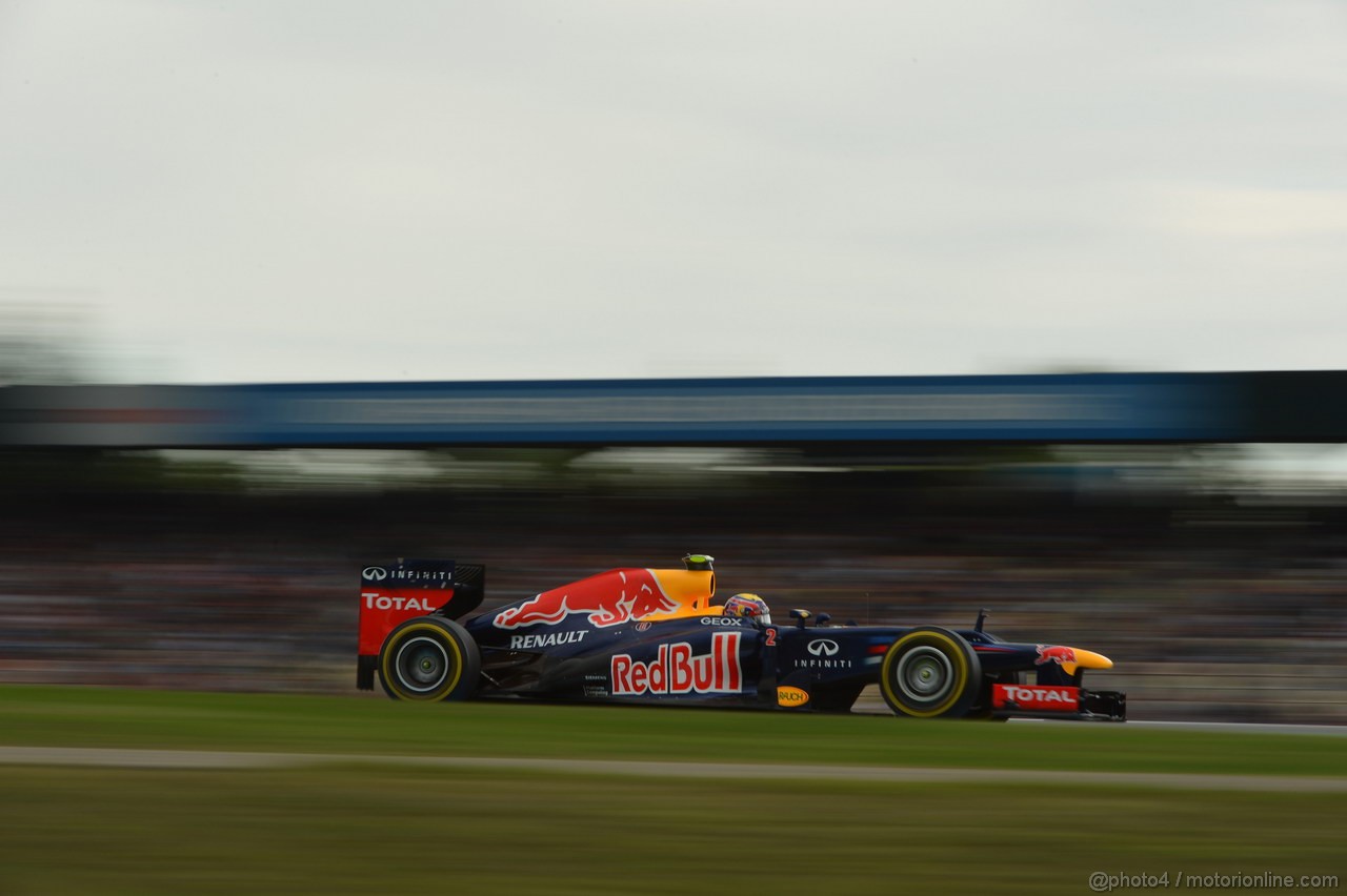 GP GERMANIA, 21.07.2012 - Qualifiche, Mark Webber (AUS) Red Bull Racing RB8