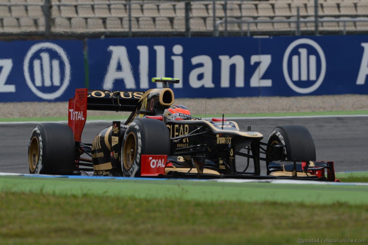 GP GERMANIA, 21.07.2012 - Qualifiche, Romain Grosjean (FRA) Lotus F1 Team E20
