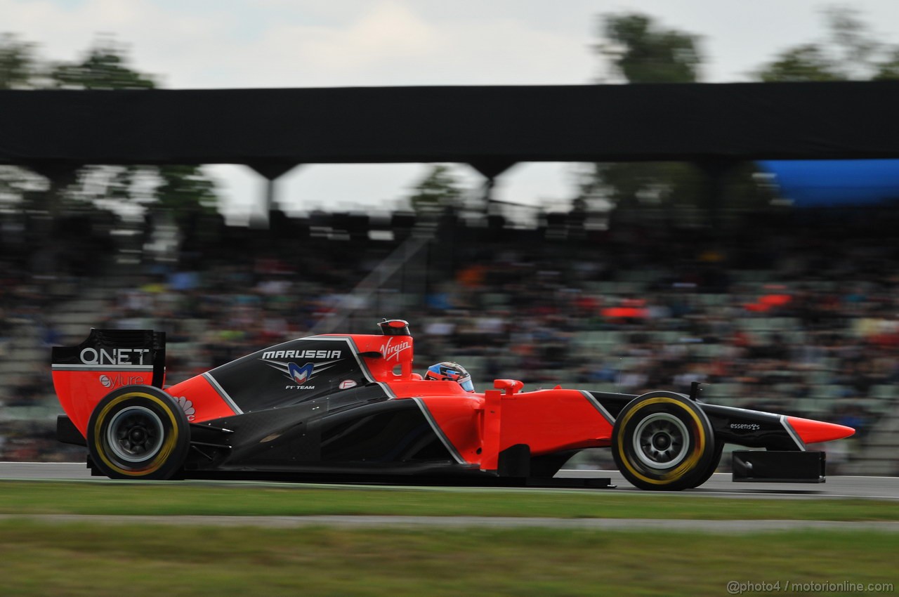 GP GERMANIA, 21.07.2012 - Qualifiche, Timo Glock (GER) Marussia F1 Team MR01