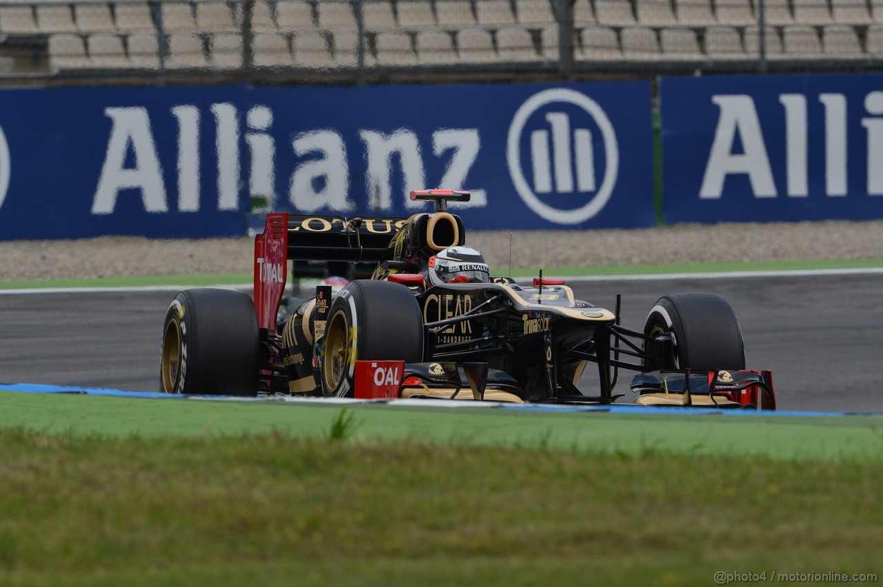 GP GERMANIA, 21.07.2012 - Qualifiche, Kimi Raikkonen (FIN) Lotus F1 Team E20