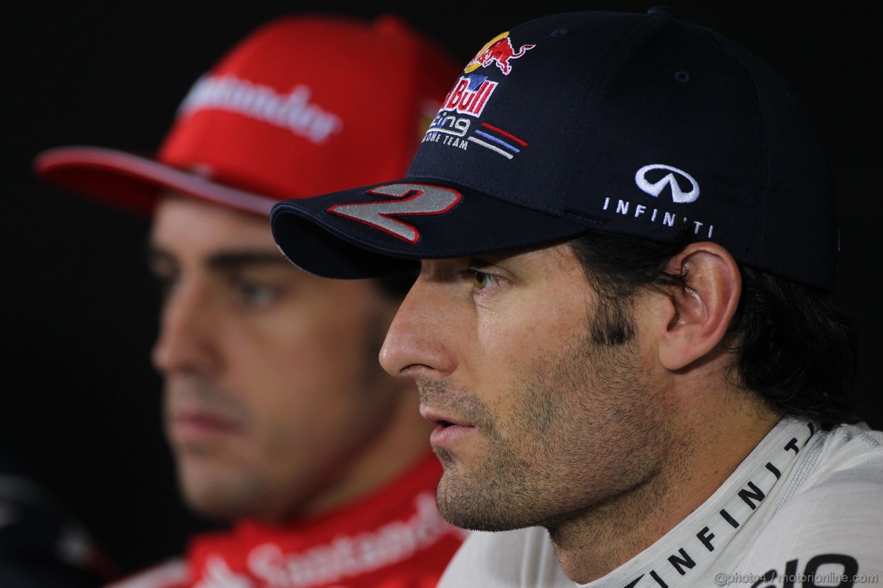 GP GERMANIA, 21.07.2012 - Qualifiche, Mark Webber (AUS) Red Bull Racing RB8