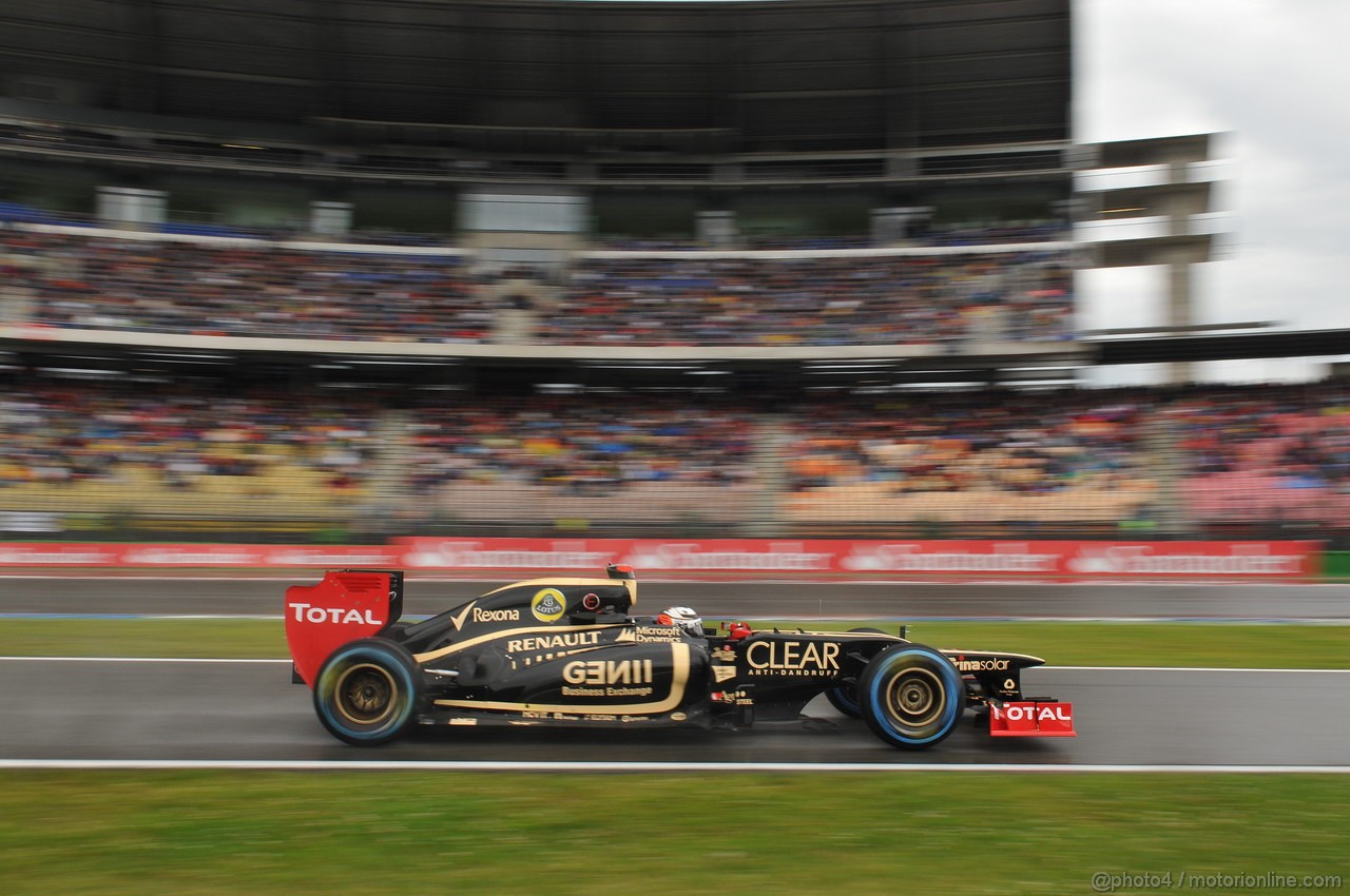 GP GERMANIA, 21.07.2012 - Qualifiche, Kimi Raikkonen (FIN) Lotus F1 Team E20