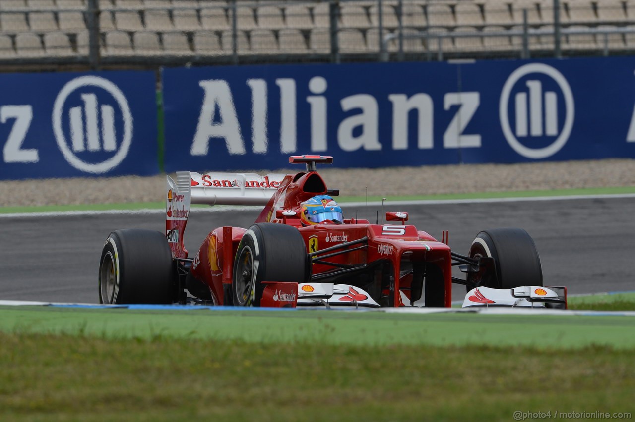 GP GERMANIA, 21.07.2012 - Qualifiche, Fernando Alonso (ESP) Ferrari F2012