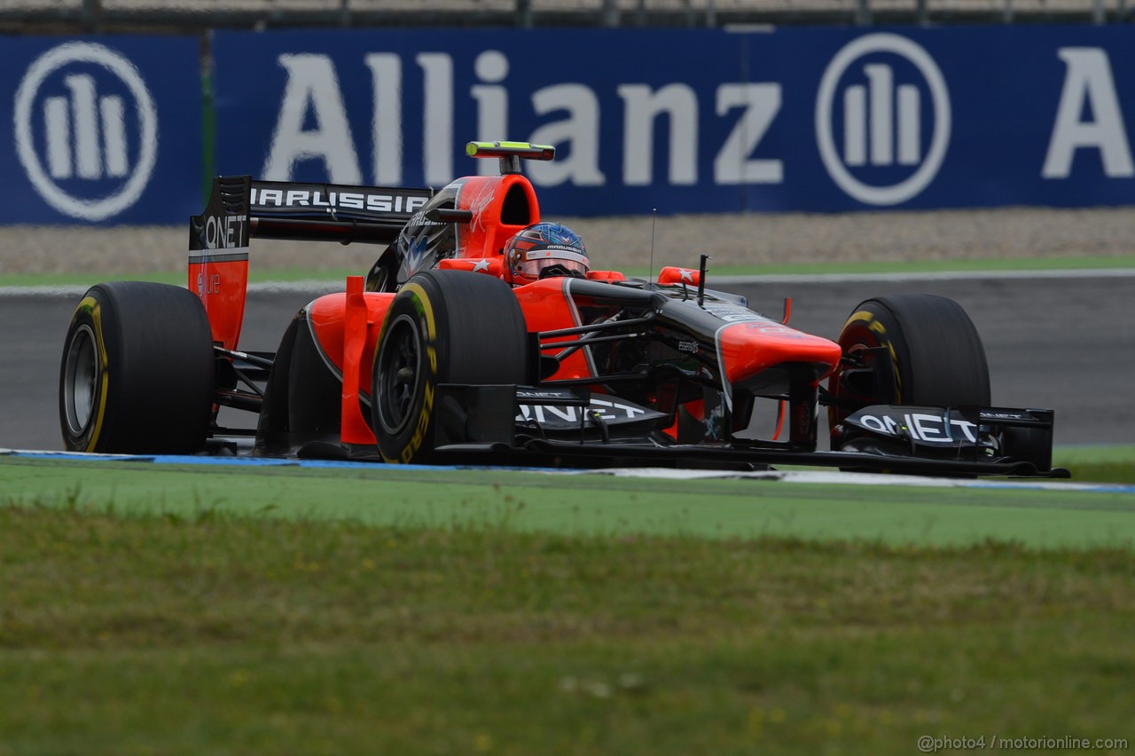 GP GERMANIA, 21.07.2012 - Qualifiche, Charles Pic (FRA) Marussia F1 Team MR01