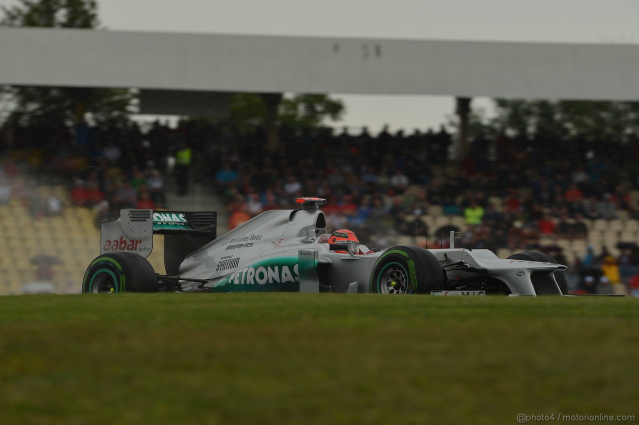 GP GERMANIA, 21.07.2012 - Qualifiche, Michael Schumacher (GER) Mercedes AMG F1 W03