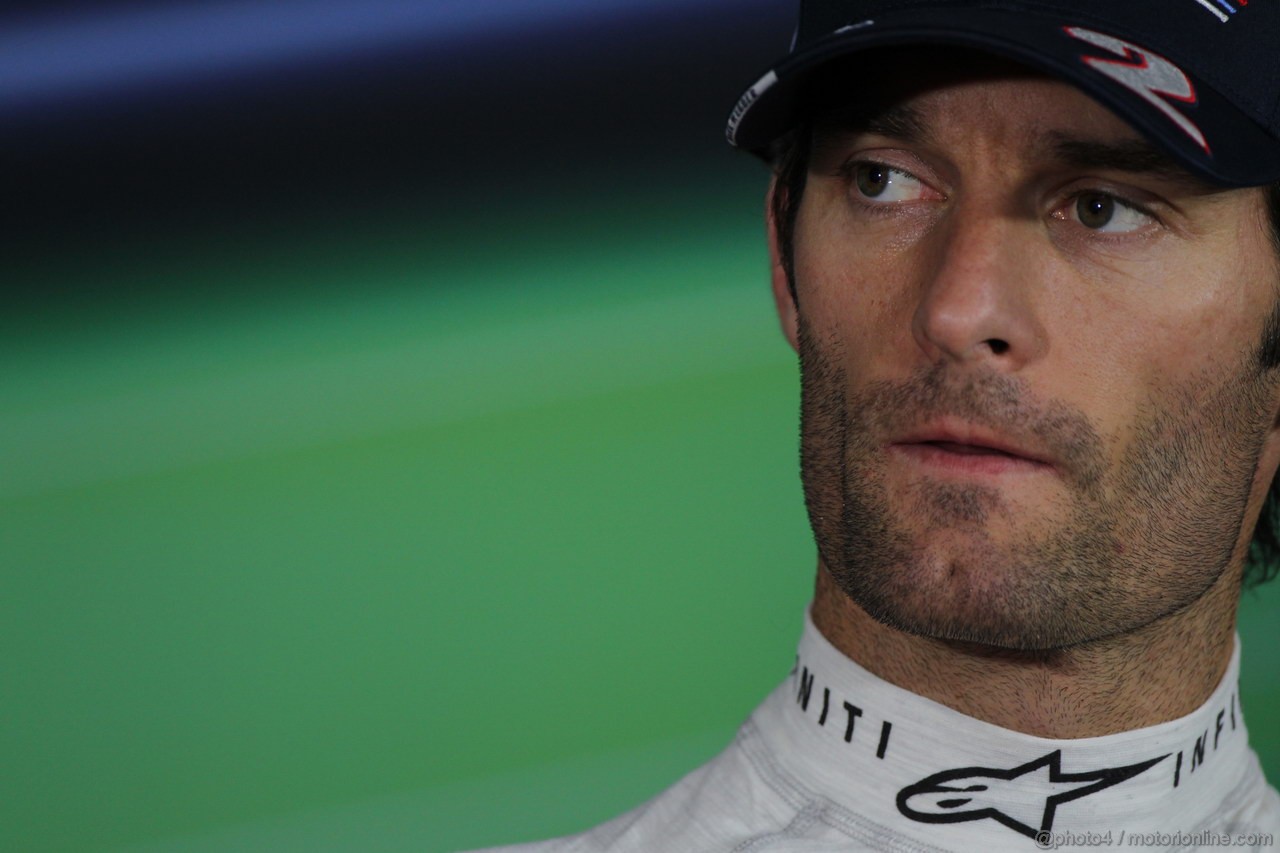 GP GERMANIA, 21.07.2012 - Qualifiche, Mark Webber (AUS) Red Bull Racing RB8