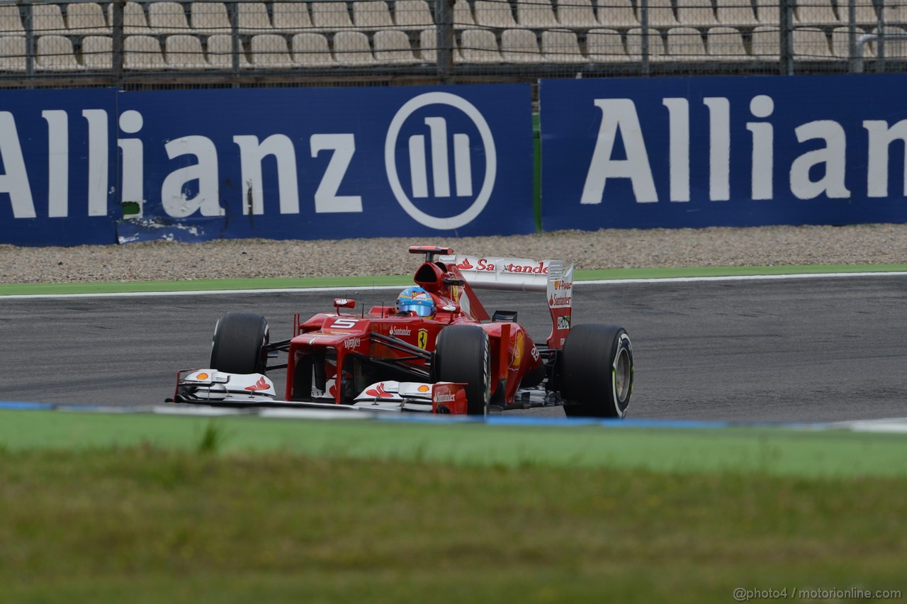 GP GERMANIA, 21.07.2012 - Qualifiche, Fernando Alonso (ESP) Ferrari F2012