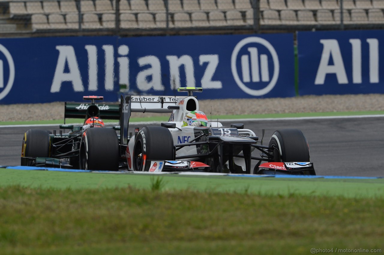 GP GERMANIA, 21.07.2012 - Qualifiche, Sergio Prez (MEX) Sauber F1 Team C31