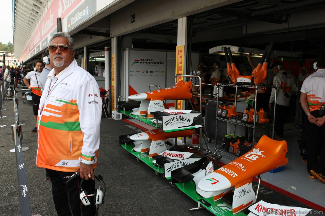 GP GERMANIA, 21.07.2012 - Qualifiche, Vijay Mallya (IND) Sahara Force India F1 Team Owner