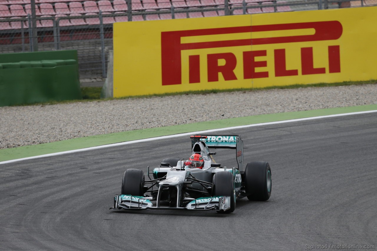 GP GERMANIA, 20.07.2012 - Prove Libere 1, Michael Schumacher (GER) Mercedes AMG F1 W03