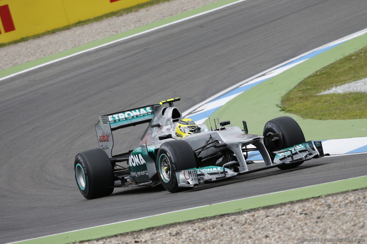 GP GERMANIA, 20.07.2012  - Prove Libere 1,  Nico Rosberg (GER) Mercedes AMG F1 W03