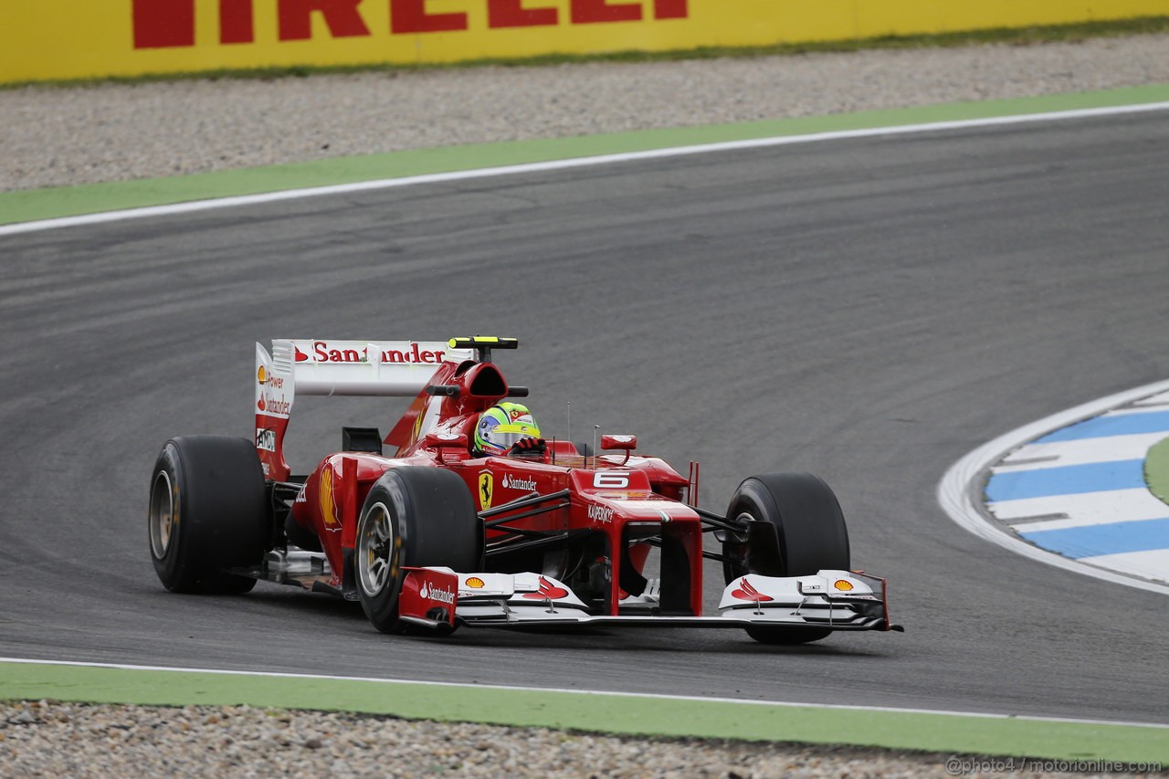 GP GERMANIA, 20.07.2012 -- Prove Libere 1,  Felipe Massa (BRA) Ferrari F2012
