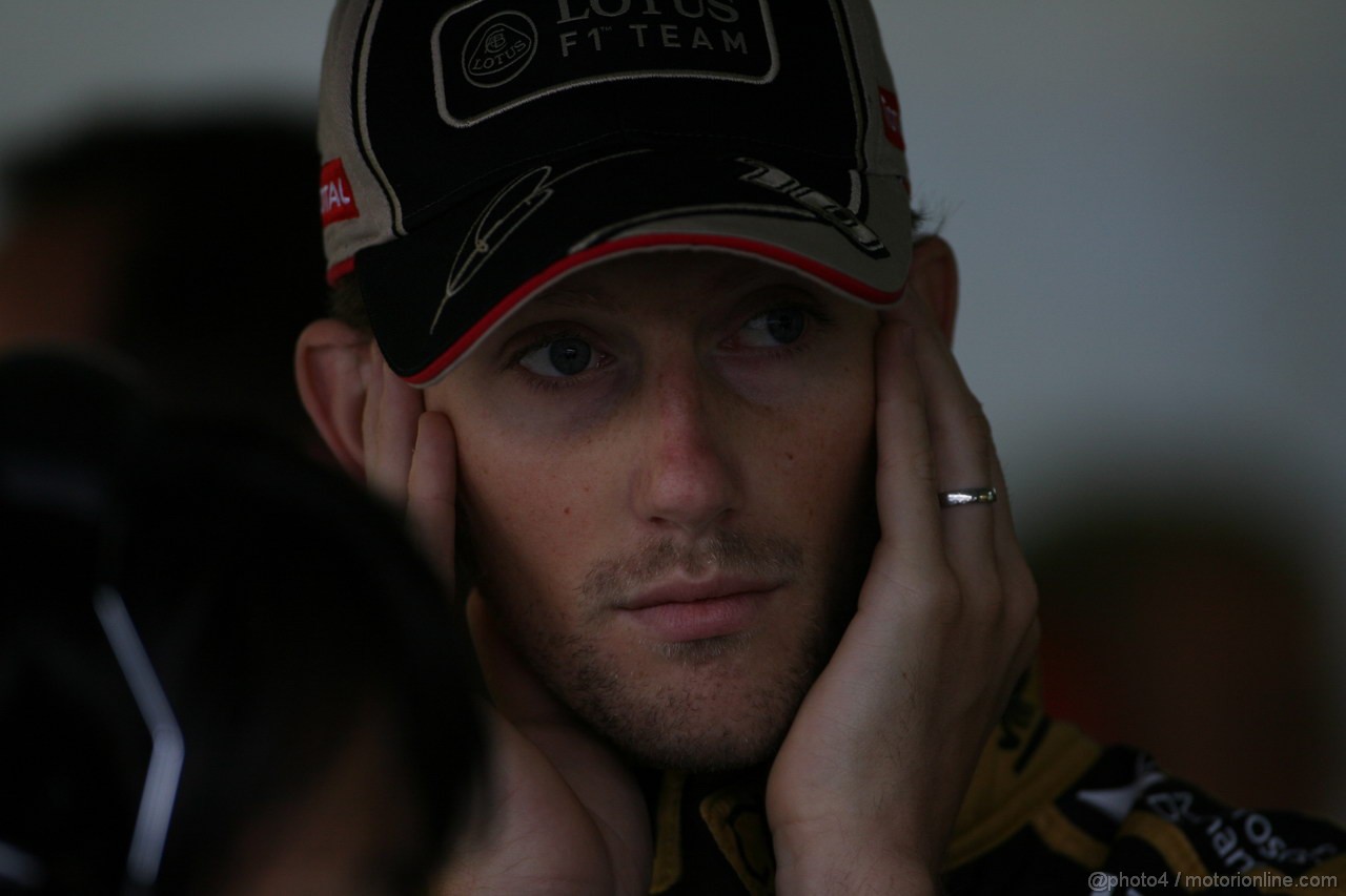 GP GERMANIA, 20.07.2012 -  Prove Libere 1, Romain Grosjean (FRA) Lotus F1 Team E20