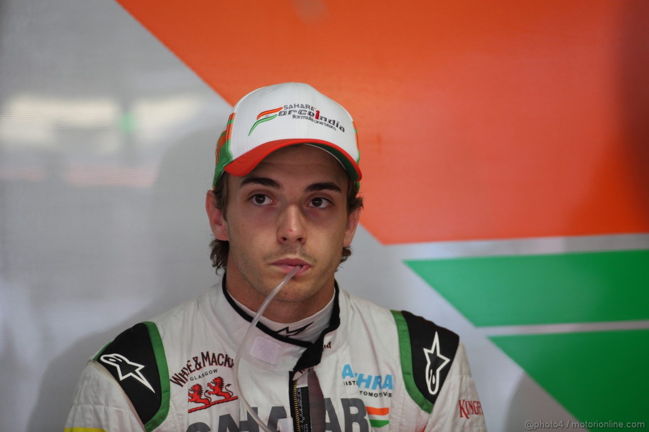 GP GERMANIA, 20.07.2012 - - Prove Libere 1, Jules Bianchi (FRA)  Sahara Force India F1 Team VJM05