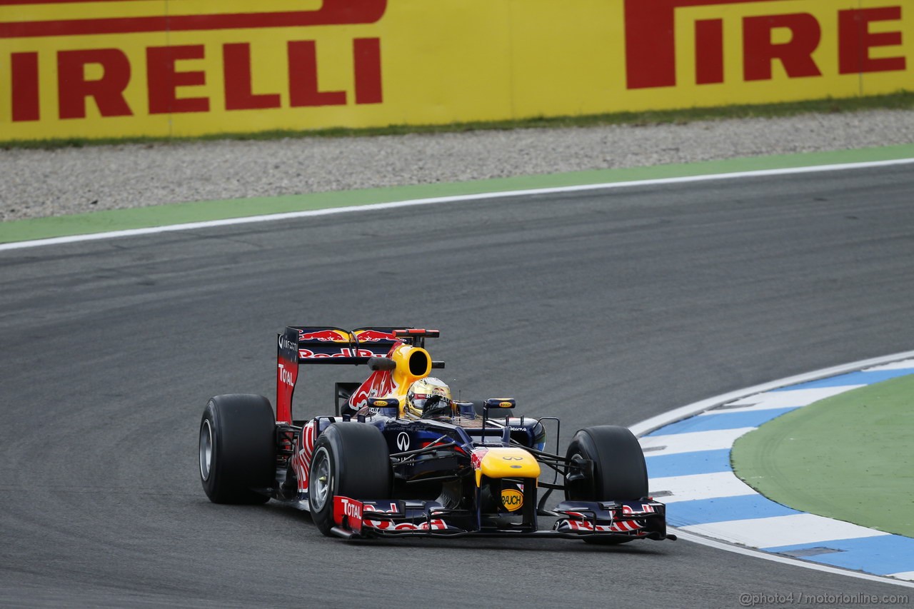 GP GERMANIA, 20.07.2012 - - Prove Libere 1, Sebastian Vettel (GER) Red Bull Racing RB8