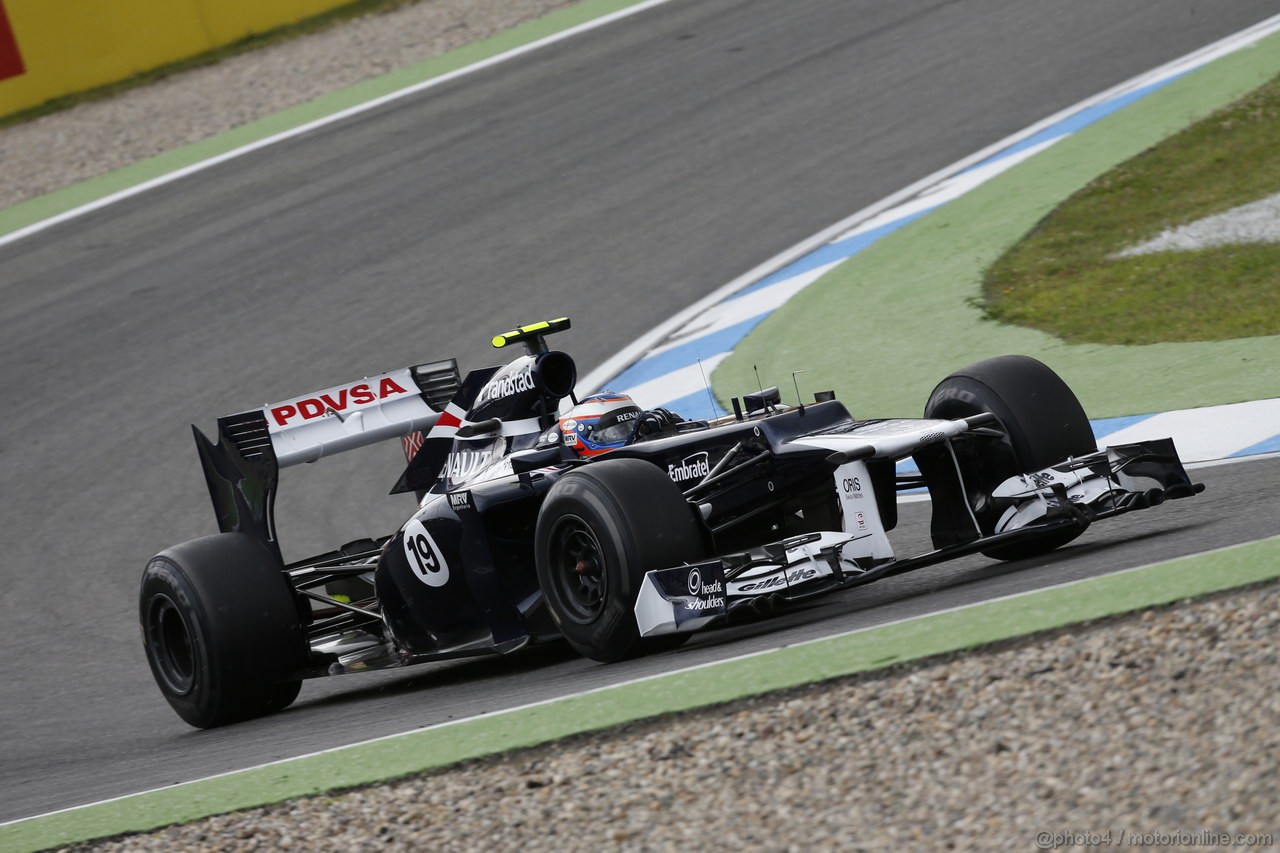 GP GERMANIA, 20.07.2012 - - Prove Libere 1, Valtteri Bottas (FIN), Test Driver, Williams F1 Team