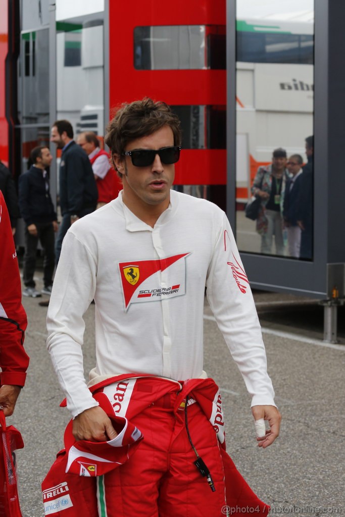 GP GERMANIA, 20.07.2012 - - Prove Libere 1, Fernando Alonso (ESP) Ferrari F2012