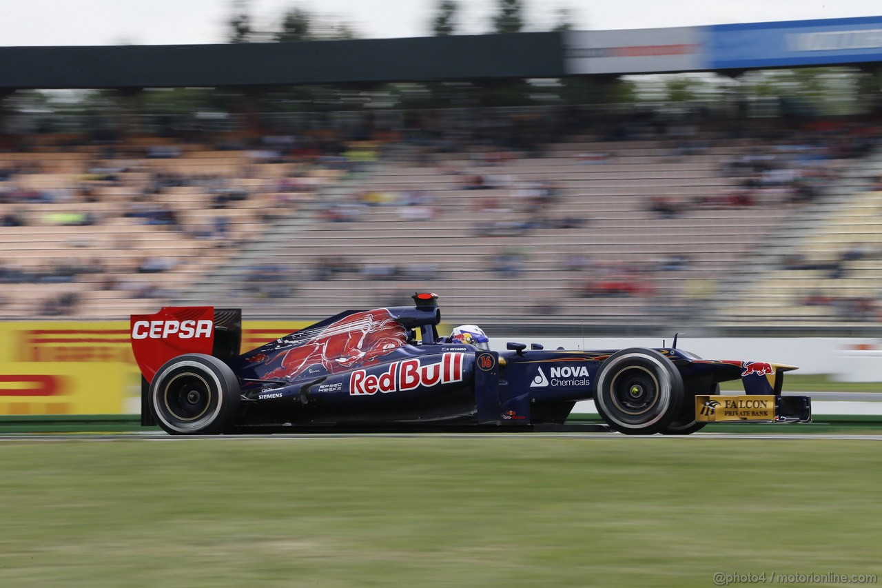GP GERMANIA, 20.07.2012 - - Prove Libere 1, Daniel Ricciardo (AUS) Scuderia Toro Rosso STR7