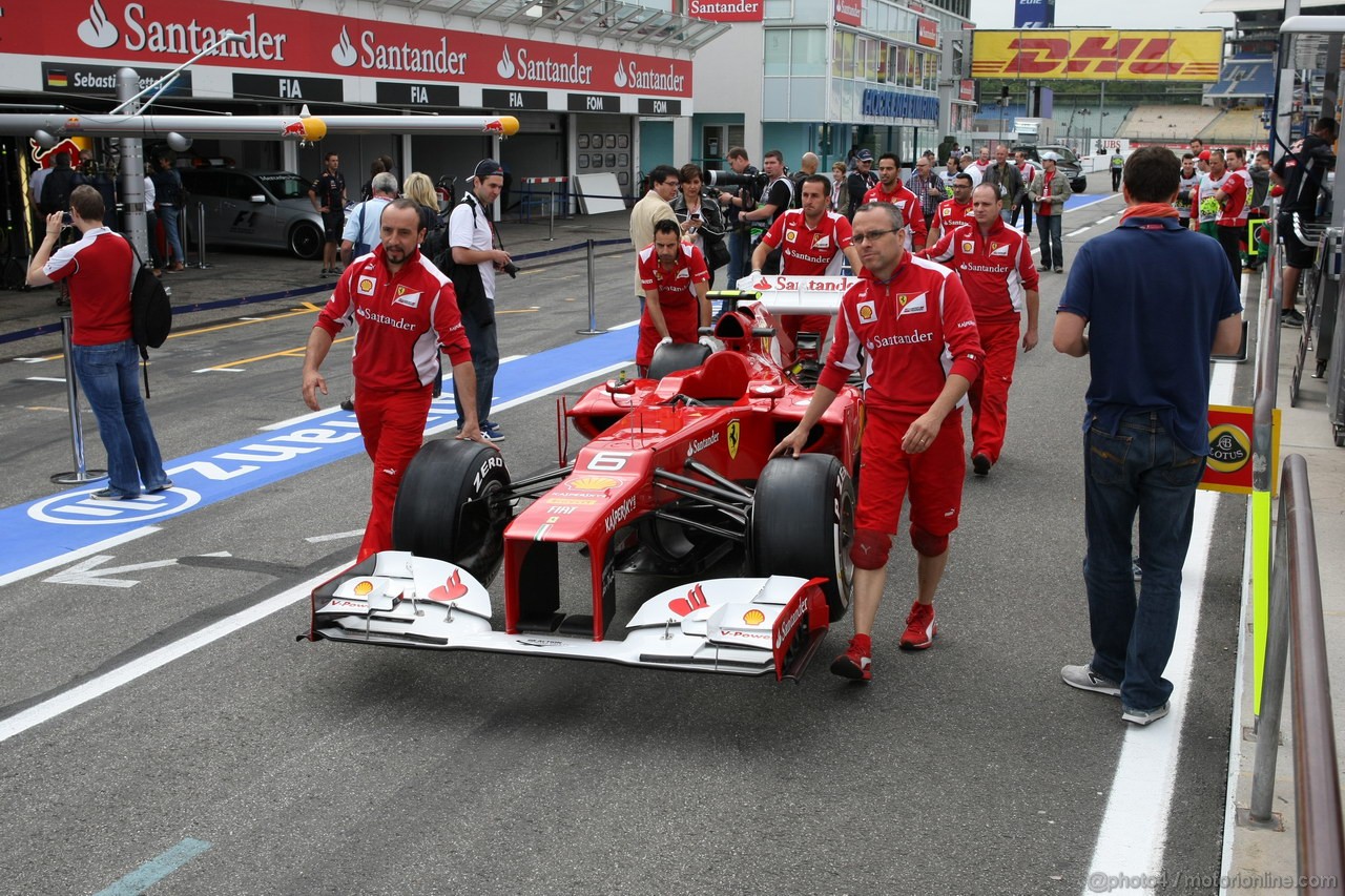 GP GERMANIA, 20.07.2012 -- Prove Libere 1,  Felipe Massa (BRA) Ferrari F2012