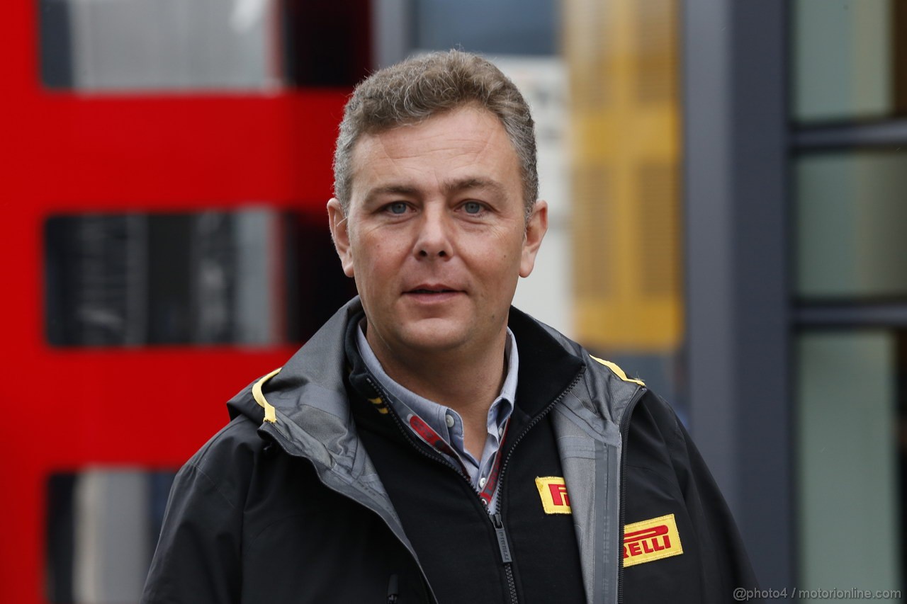 GP GERMANIA, 20.07.2012 - Prove Libere 1, Mario Isola (ITA), Sporting Director Pirelli