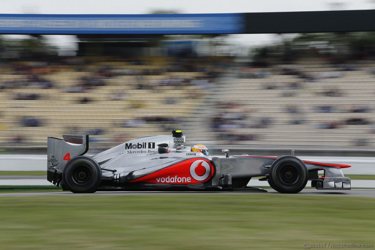 GP GERMANIA, 20.07.2012 - - Prove Libere 1, Lewis Hamilton (GBR) McLaren Mercedes MP4-27