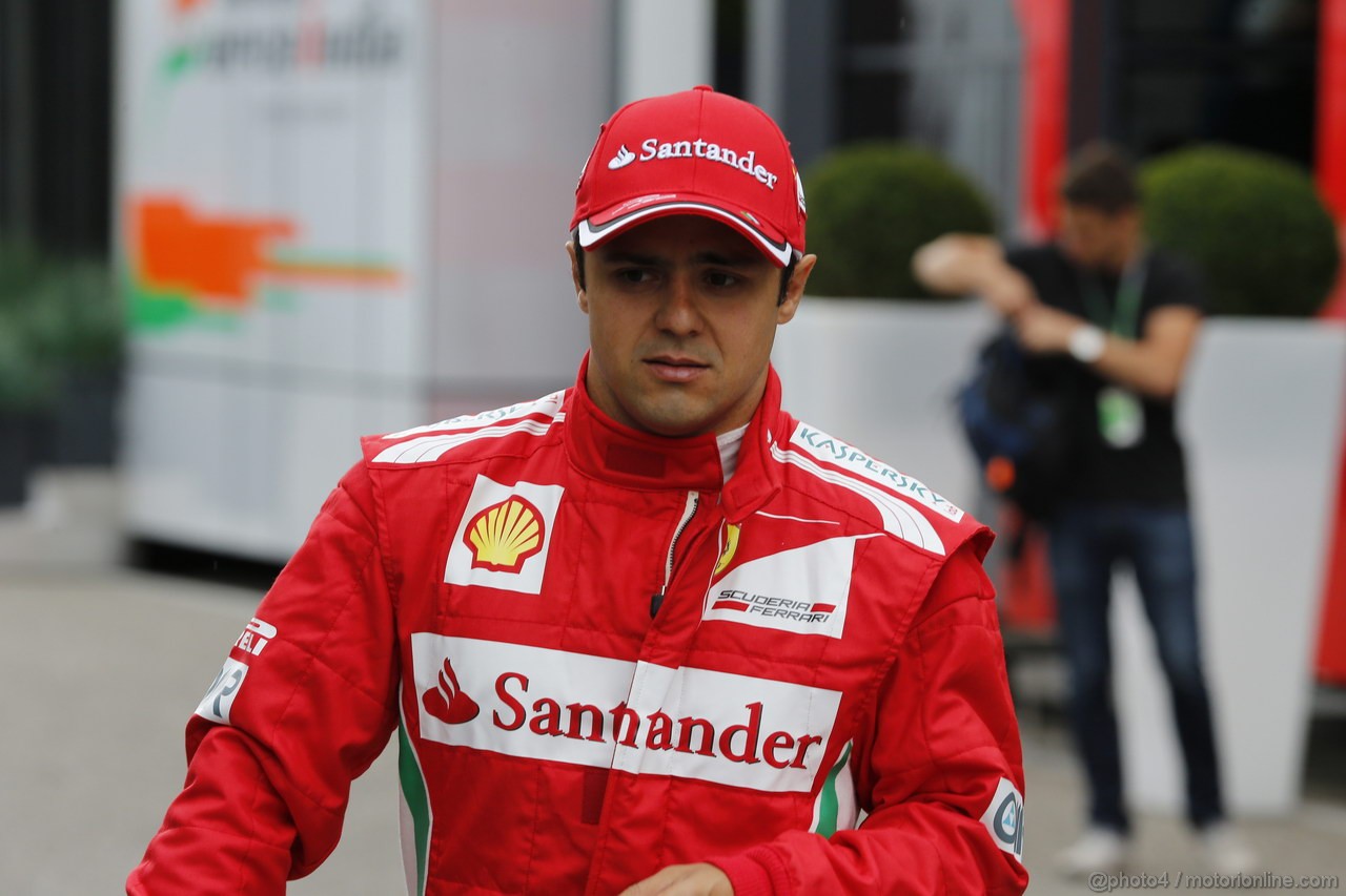 GP GERMANIA, 20.07.2012 - Prove Libere 1,  Felipe Massa (BRA) Ferrari F2012