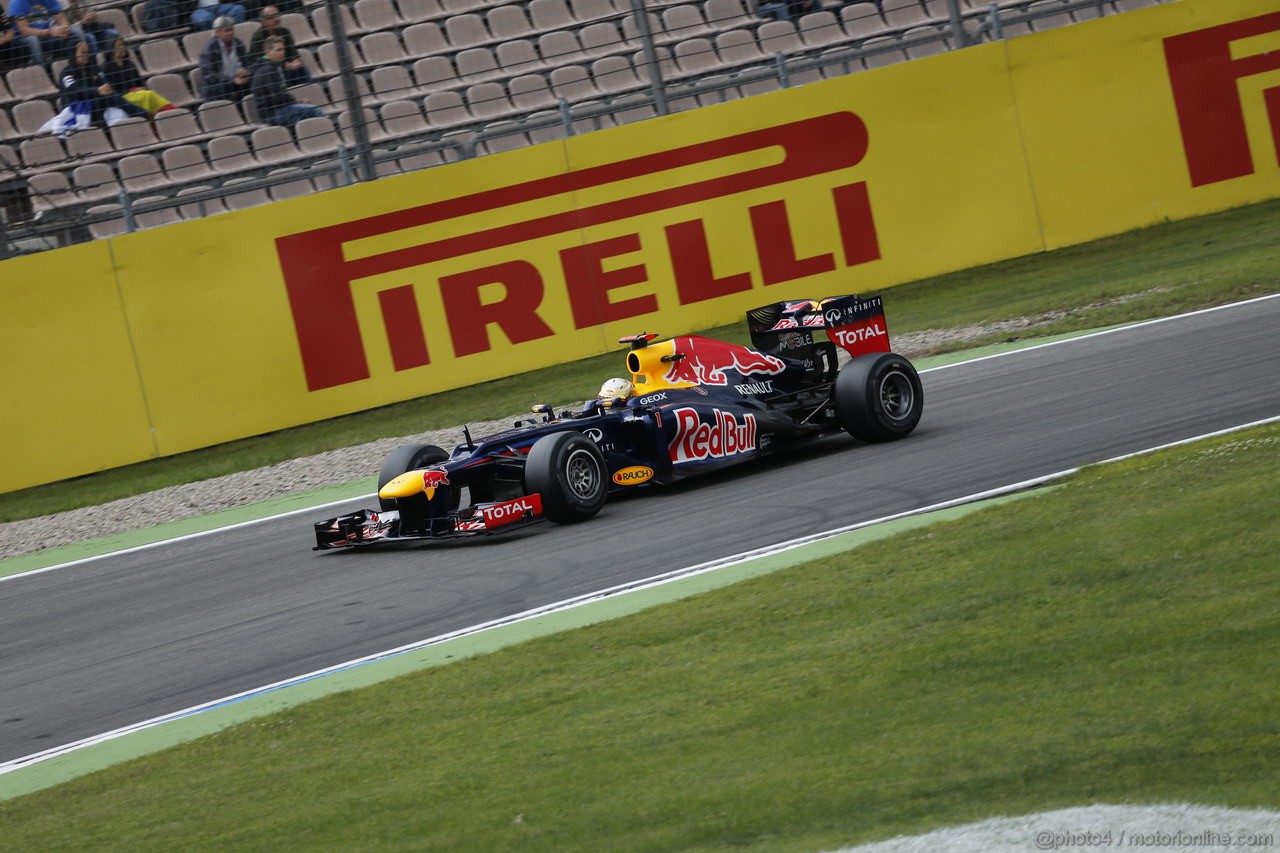 GP GERMANIA, 20.07.2012 - - Prove Libere 1, Sebastian Vettel (GER) Red Bull Racing RB8