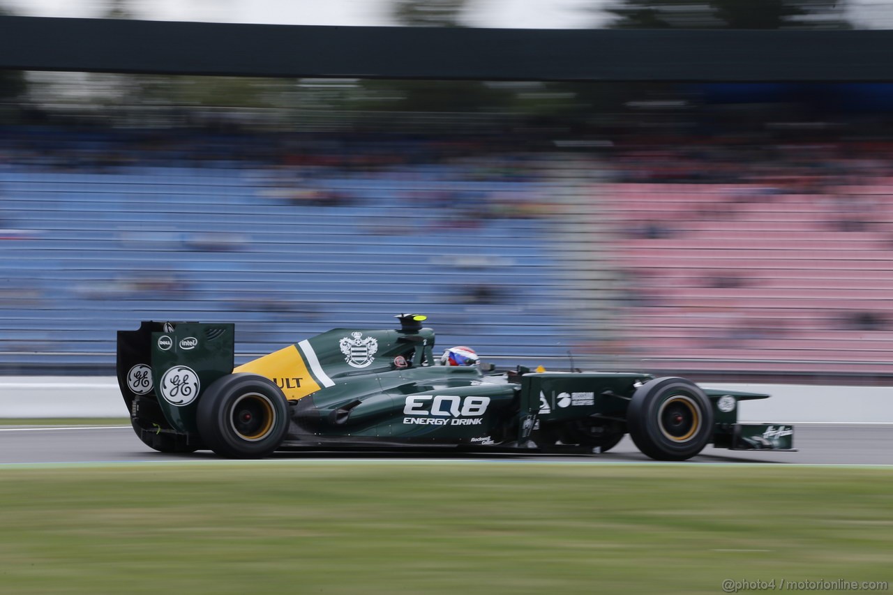 GP GERMANIA, 20.07.2012 - - Prove Libere 1, Vitaly Petrov (RUS) Caterham F1 Team CT01