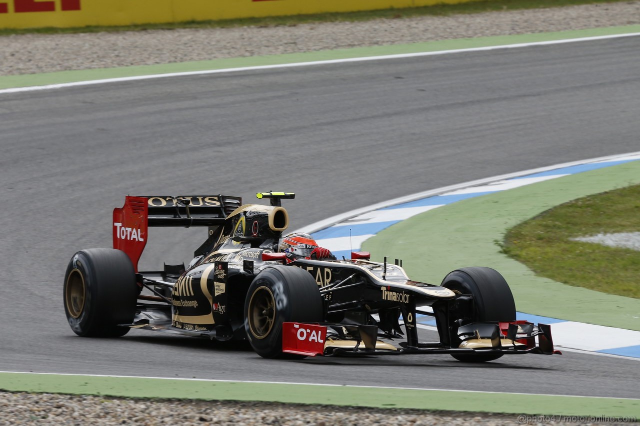 GP GERMANIA, 20.07.2012 -  Prove Libere 1, Romain Grosjean (FRA) Lotus F1 Team E20