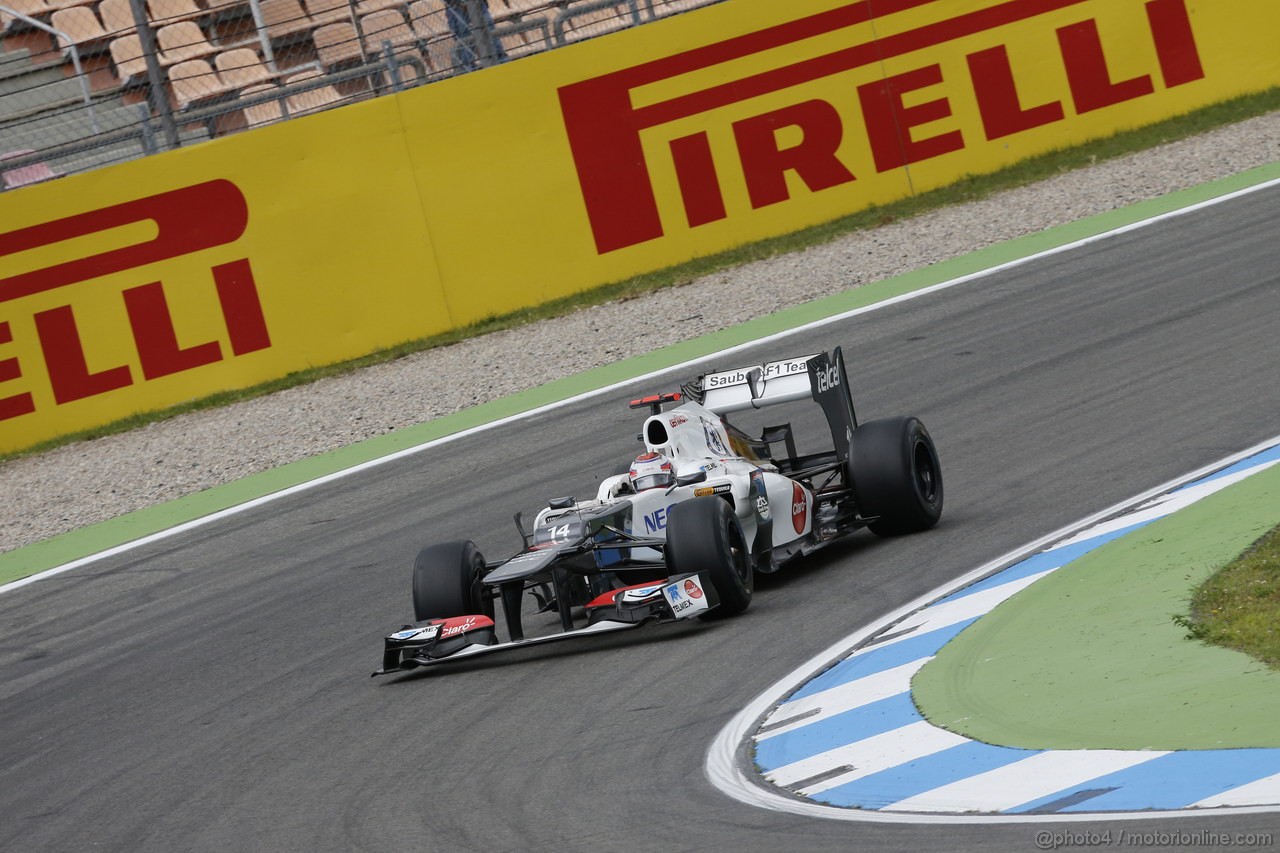 GP GERMANIA, 20.07.2012 - - Prove Libere 1, Kamui Kobayashi (JAP) Sauber F1 Team C31