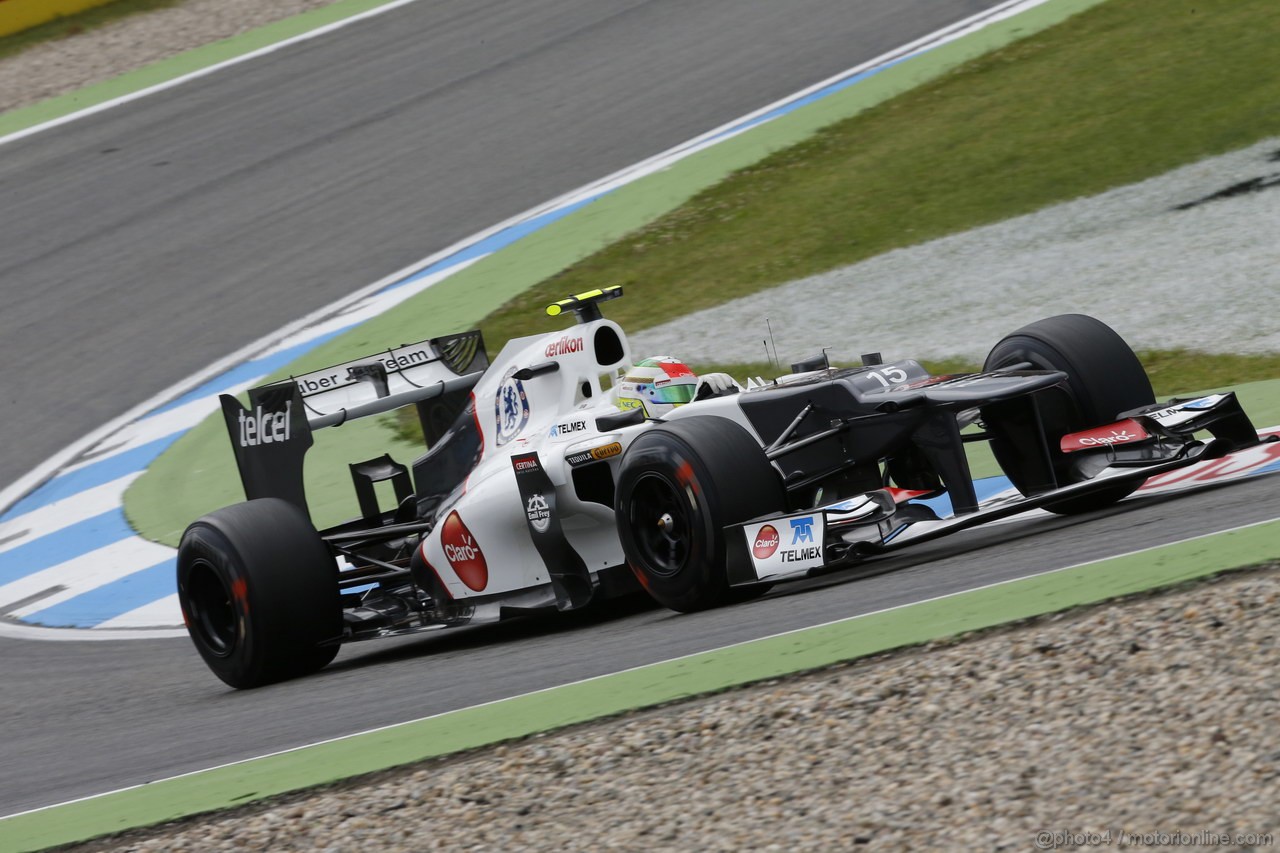 GP GERMANIA, 20.07.2012 - - Prove Libere 1, Sergio Prez (MEX) Sauber F1 Team C31