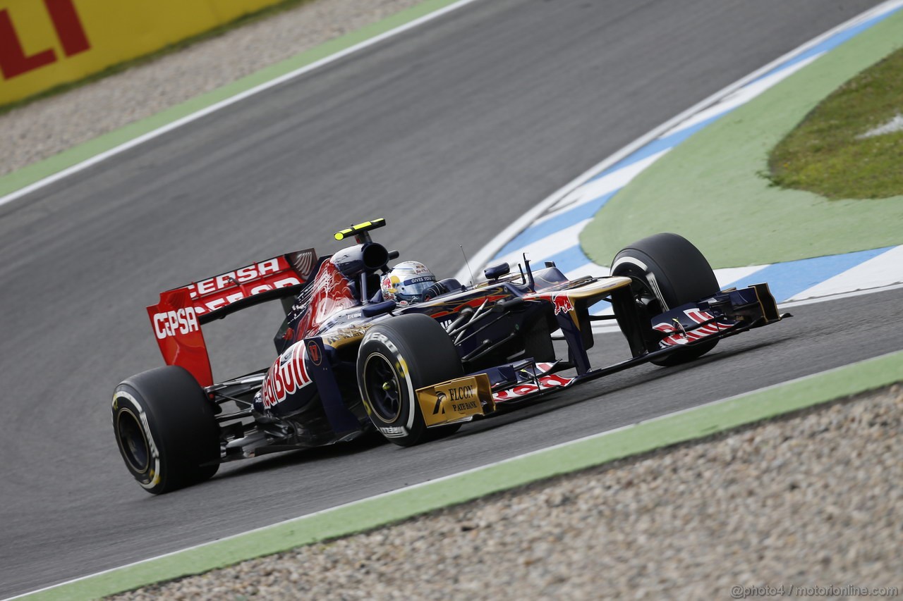 GP GERMANIA, 20.07.2012 - - Prove Libere 1, Jean-Eric Vergne (FRA) Scuderia Toro Rosso STR7
