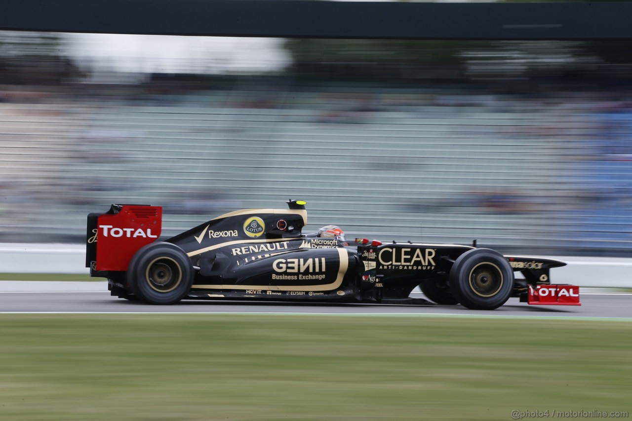 GP GERMANIA, 20.07.2012 -  Prove Libere 1, Romain Grosjean (FRA) Lotus F1 Team E20