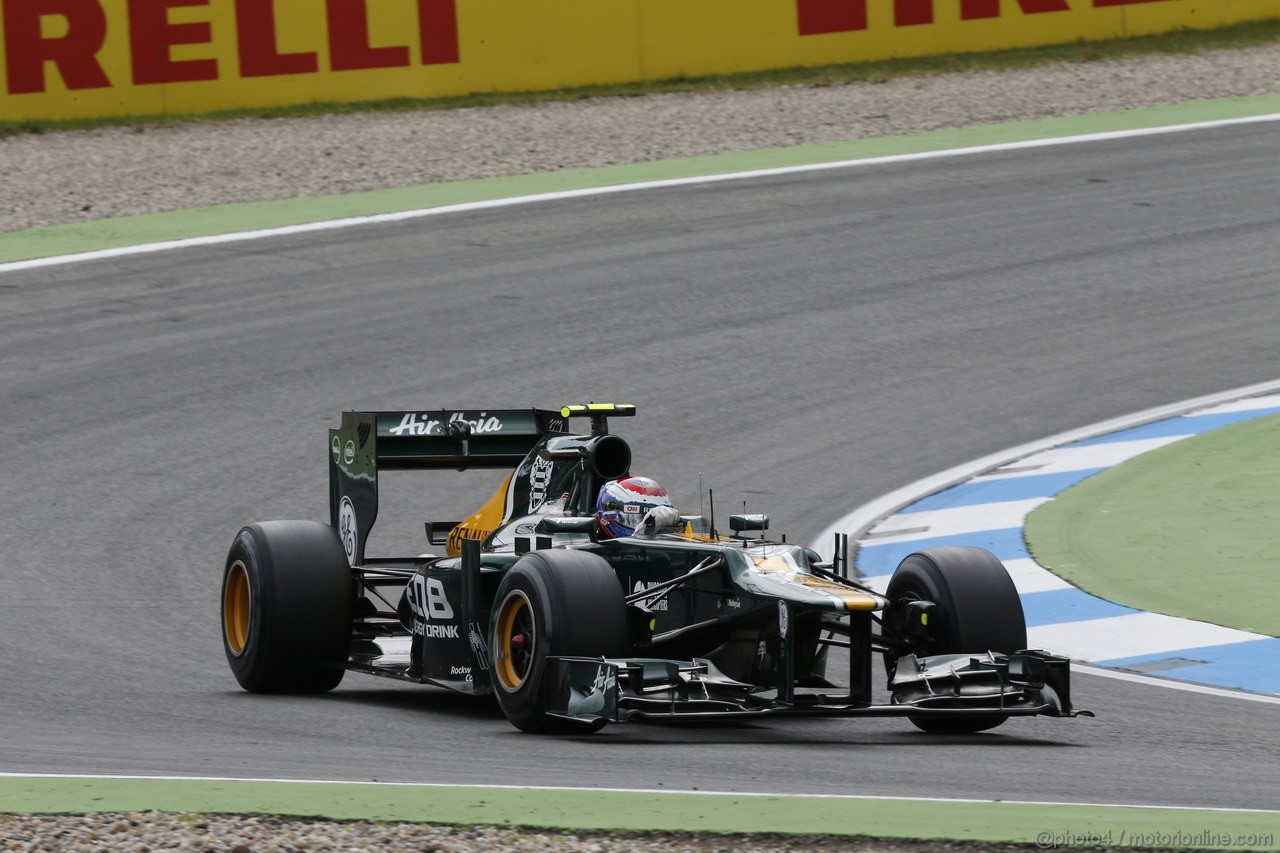 GP GERMANIA, 20.07.2012 - - Prove Libere 1, Vitaly Petrov (RUS) Caterham F1 Team CT01