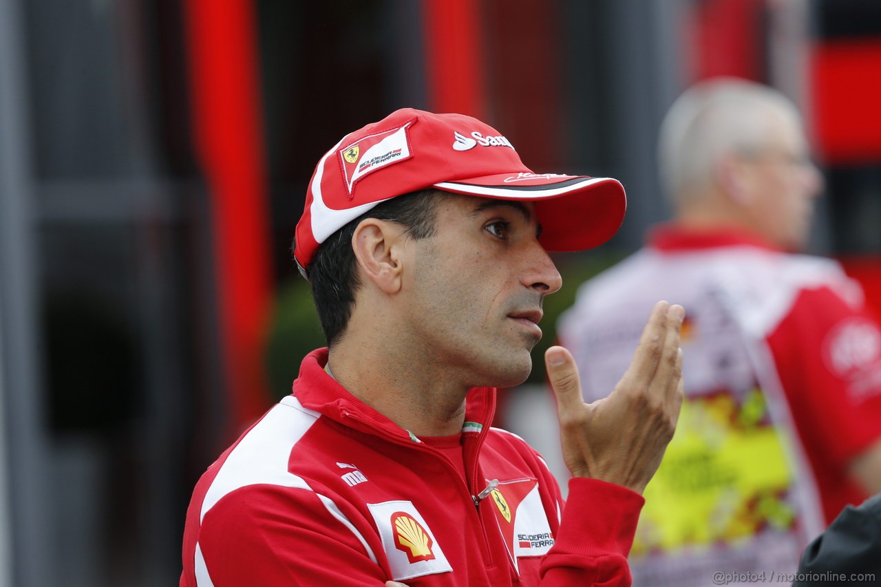 GP GERMANIA, 20.07.2012 - - Prove Libere 1, Marc Gen (ESP) Ferrari Test Driver