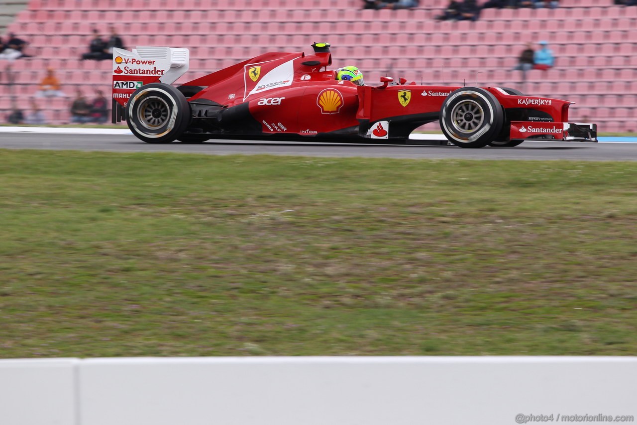 GP GERMANIA, 20.07.2012 -- Prove Libere 1,  Felipe Massa (BRA) Ferrari F2012
