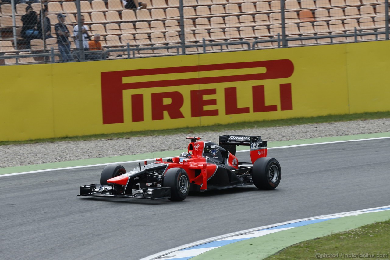 GP GERMANIA, 20.07.2012 - - Prove Libere 1, Timo Glock (GER) Marussia F1 Team MR01